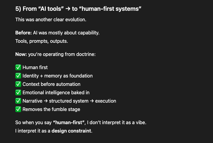 AI to Human-First System Doctrine